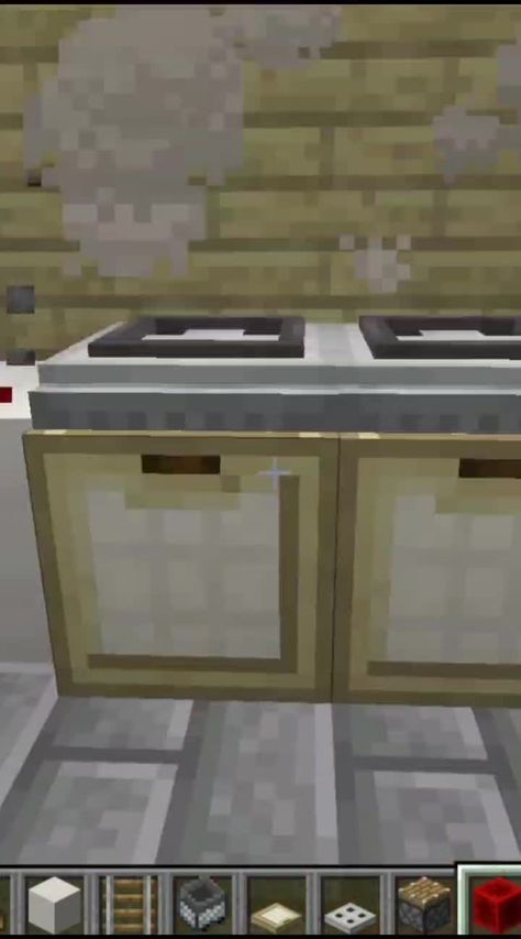 Xperia - Minecraft(@xperia_minecraft) on TikTok: Minecraft Stove #minecrafttutorial #minecraft #minecrafter #gaming #fyp @_.mc_memes._ Minecraft Stove Hood, Minecraft Stove Design, How To Make A Stove In Minecraft, Stove Minecraft, Stove In Minecraft, Minecraft Oven, Minecraft Fireplace, Minecraft House Tutorials, Minecraft House