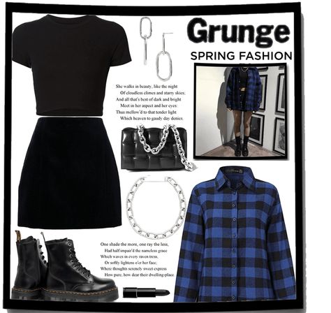 spring grunge style Outfit | ShopLook Spring Outfits Alternative, Summer Soft Grunge Outfits, Dark Spring Aesthetic Outfits, Girly Grunge Style, Grunge Outfits 2023, Party Outfit Grunge, Everyday Grunge Outfit, Minimalist Grunge, Summer Outfits Dark