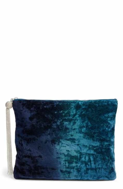 Ombre Velvet, Satin Ribbon Flowers, Velvet Purse, Velvet Clutch, Velvet Collection, Velvet Pouch, Fabric Bags, Beaded Bags, Ribbon Flowers