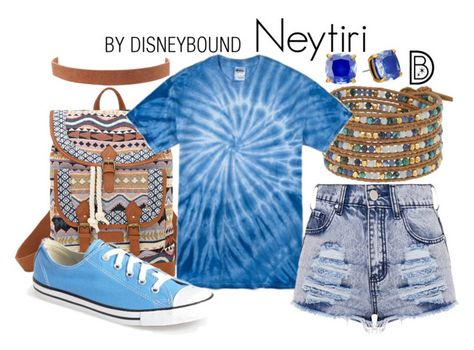 "Neytiri" by leslieakay ❤ liked on Polyvore featuring Chan Luu, Bandana, Converse, Kate Spade, disney, disneybound, avatar and disneycharacter Disneybound Couples, Avatar Disney, Disney Bound Outfits Casual, Disney Dress Up, Disney Themed Outfits, Movie Inspired Outfits, Geek Clothes, Disney Inspired Fashion, Character Inspired Outfits