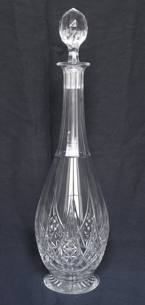 Baccarat crystal wine decanter, Epron pattern Water Decanter, Crystal Pattern, Crystal Water, Baccarat Crystal, Crystal Decanter, Water Pitchers, Decanters, Baccarat, Wine Decanter