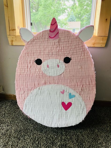 Squishmallows Piñata, Squishmallow Pinata, Squish Mellow Party Ideas, Squishmellow Birthday Ideas, Squishmallows Party, Squishmallows Birthday Party, Squishmallow Birthday Party Ideas, Squishmallow Birthday Party, Birthday Pinata