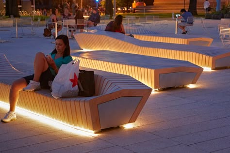 Harvard Plaza — Stoss Public Seating, Renzo Piano, Lan Can, Landscape And Urbanism, Parametric Design, Urban Park, Urban Furniture, Street Furniture, Street Design