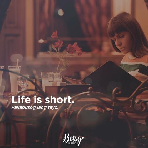 Life is short pakabusog tayoo! Life Funny Quotes, Hugot Quotes Tagalog, Bitterness Quotes, Filipino Quotes, Pinoy Quotes, Quotes Tagalog, Hugot Quotes, Tagalog Quotes Hugot Funny, Tagalog Love Quotes