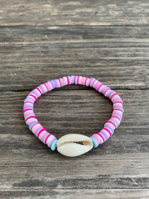 Clay Beaded Bracelet, Make Clay Beads, Funky Bracelet, Colorful Bead Bracelets, Clay Bead Necklace, Preppy Bracelets, Homemade Bracelets, Crystal Bead Jewelry, Preppy Jewelry