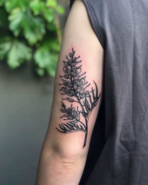 Grevillea Tattoo, Mum Tattoo, Flash Design, Self Design, Time Tattoos, Thank You So Much, Body Mods, Art Reference Photos, Maple Leaf Tattoo