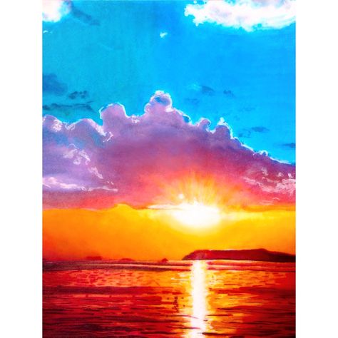 ~Sunset, drawn with Copic Markers~ Sunset Drawing Ideas, Drawing Ideas With Markers, Drawing Alcohol, Sunset Drawing, Beach Drawing, Copic Art, Drawing Letters, Alcohol Ink Painting, Amazing Sunsets