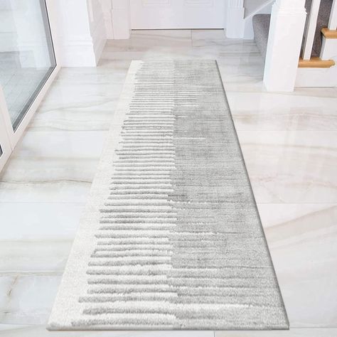 WYFZT Long Narrow Hall Runner Rug, Runner Carpet for Hallway Non Slip Washable Contemporary Modern Grey Runner Door Mat with Rubber Backing Carpet, 60× 300cm 80× 200cm 80×300cm : Amazon.co.uk: Home & Kitchen Hall Runner Rugs, Grey Runner, Hall Runner, Runner Carpet, Runner Rug, Modern Contemporary, Rug Runner, Door Mat, Hallway