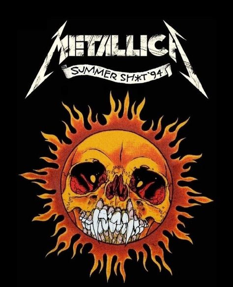 Flaming Skull Tattoo, Metallica Music, Arte Heavy Metal, Metallica Logo, Metallica Art, Rock Band Logos, Rock Poster Art, Flaming Skull, Rock N Roll Art