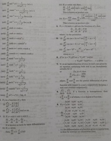 Differentiation.2 Differentiation Formulas, Maths Formulas, Quotient Rule, Math Formulas, Studying Math, Math Geometry, Math Books, Geometry, Physics