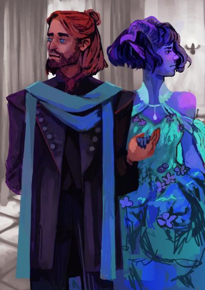 Caleb and Jester Critical Role Campaign 2, Critical Role Characters, Flower Blooming, Mighty Nein, The Adventure Zone, Critical Role Fan Art, Vox Machina, Art Fanart, Critical Role