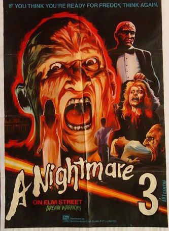 A Nightmare On Elm Street 3: Dream Warriors Movie Poster! Buy the Original VHS at http://www.discounthorrormovies.com/a-nightmare-on-elm-street-3-dream-warriors-vhs/ Warrior Movie, Dream Warriors, Horror Photos, 80s Horror, A Nightmare On Elm Street, Retro Horror, Horror Movie Art, Classic Horror Movies, Horror Movie Posters