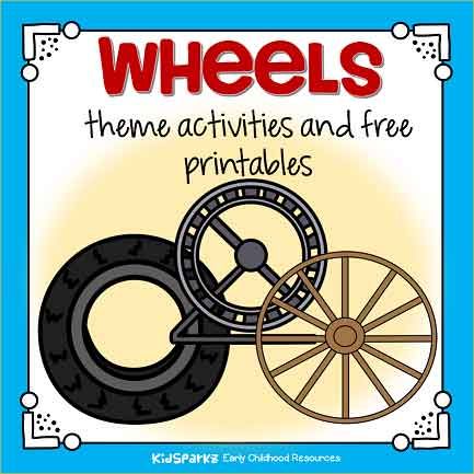 Wheels theme activities and printables for Preschool, Pre-K and Kindergarten - KIDSPARKZ Wheels Unit Prek, Wheels Preschool Theme Activities, Wheels Creative Curriculum Preschool, Wheel Art Preschool, Wheel Theme Preschool, Car Activity Preschool, Wheels Art Preschool, Wheels Unit Preschool, Wheel Study Preschool