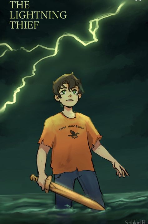 Percy Jackson Lightning Thief, Happy Birthday Percy, The Kane Chronicles, Pjo Fanart, Lightning Thief, Rick Riordan Series, The Lightning Thief, Percy And Annabeth, Percy Jackson Fan Art