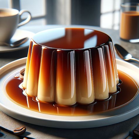 Cooking up Joy - Made with love: Coffee-Infused Caramel Flan Delight Mexican Caramel Flan, Coffee Flan Recipe, Infused Caramel, Coffee Flan, Cold Sweets, Jello Pudding Desserts, Flan Recipes, Coffee Pudding, Latin Desserts