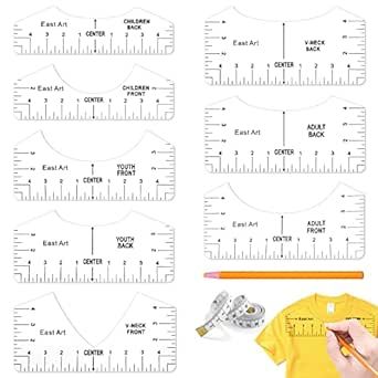 Take the guess work out of aligning your HTV to press on shirts. Crochet Bebe, Crafting Materials, Shirt Maker, Design Center, Sewing Tools, Sewing Notions, Craft Materials, Tape Measure, Sewing Hacks