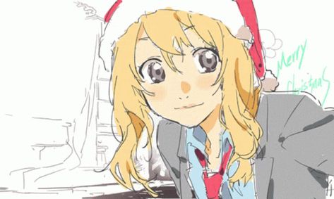 Christmas Gifs from Me to You - I drink and watch anime Merry Christmas Gif, Your Lie In April, Anime Christmas, Banner Gif, Merry Christmas To You, Animation Reference, Christmas Icons, Christmas Gif, Aesthetic Gif