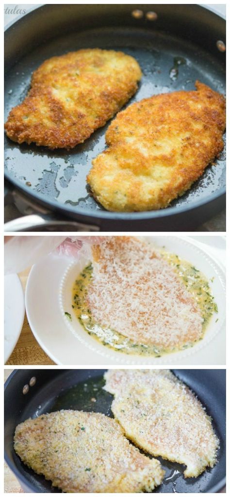 Recipes Bread, Parmesan Recipes, Parmesan Crusted Chicken, Parmesan Crusted, Panko Bread Crumbs, Crusted Chicken, Ayam Goreng, Chicken Cutlets, Breaded Chicken