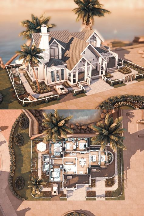 Sims 4 Simspiration, Manzanita Terrace Sims 4, Sims 4 Love Island Villa Cc, Large Sims 4 House, Sims 4 Alcohol Clutter, Ideas For Sims 4 Characters, Growing Together Sims 4 House, Sims 4 Rich House Cc, Sims 4 Houses 4 Bedroom