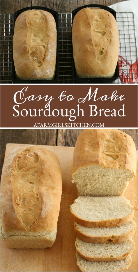 Sourdough Bread Easy, Cast Iron Bread Pan, Toast Sourdough, Cast Iron Bread, Bread Yeast, White Sandwich Bread, Easy Sourdough Bread Recipe, Sourdough Bread Starter, Sourdough Bread Sandwiches