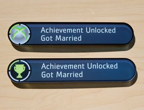 Xbox Wedding, Video Game Wedding, Zelda Wedding, Gaming Girl, Gamer Wedding, Achievement Unlocked, Fairy Tail Wedding, Nerd Wedding, Bottle Opener Favors