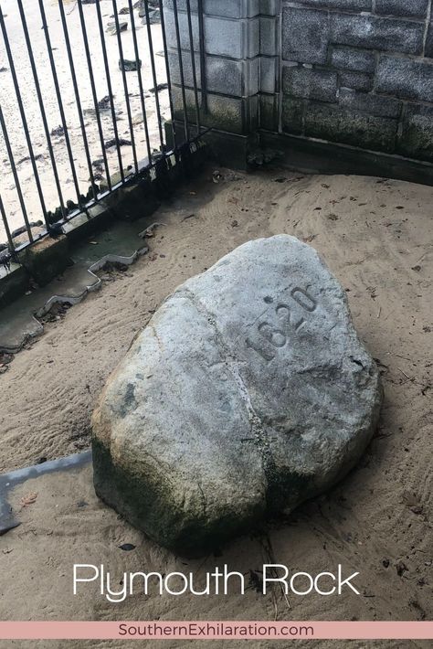 See a piece of history, and stop to say hello to the Pilgrims and Plymouth Rock during your roadtrip of Southeastern Massachusetts. #Massachusetts Plymouth Massachusetts, Plymouth Rock, Massachusetts Travel, The Pilgrims, New England Road Trip, Roadside Attractions, Anniversary Trips, America Travel, Amazing Destinations