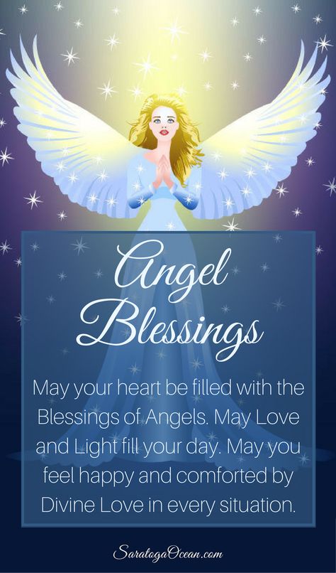 Here is a beautiful angel blessing to brighten your day. Take comfort in the fact that your angels are with you, always ready and willing to help. Namaste <3 Guardian Angels Prayer, Archangel Prayers, Angel Blessings, Angel Signs, Angel Quotes, I Believe In Angels, Angel Prayers, Angel Images, Angel Guidance