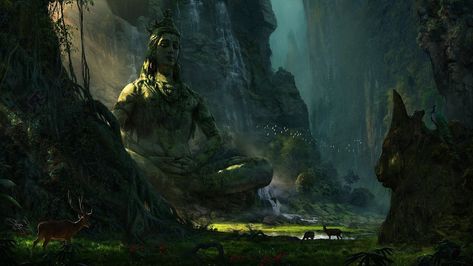 #Deer #Earth #lake #landscape #mountain #nature #Shiva #Statue #waterfall #1080P #wallpaper #hdwallpaper #desktop Angry Lord Shiva, Mahadev Hd Wallpaper, Hd Wallpapers For Laptop, Waterfall Wallpaper, Hd Wallpapers For Pc, Hanuman Hd Wallpaper, 8k Ultra Hd, 4k Wallpapers For Pc, 4k Wallpaper For Mobile