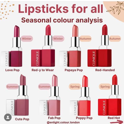 True Spring Lipstick, Soft Autumn Makeup, Seasonal Colour Analysis, Winter Skin Tone, Deep Autumn Palette, Color Analysis Summer, Light Spring Color Palette, True Spring Colors, Complexion Colors