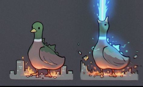 A Fire, Godzilla, Ducks, On Twitter, Building, Twitter, Blue