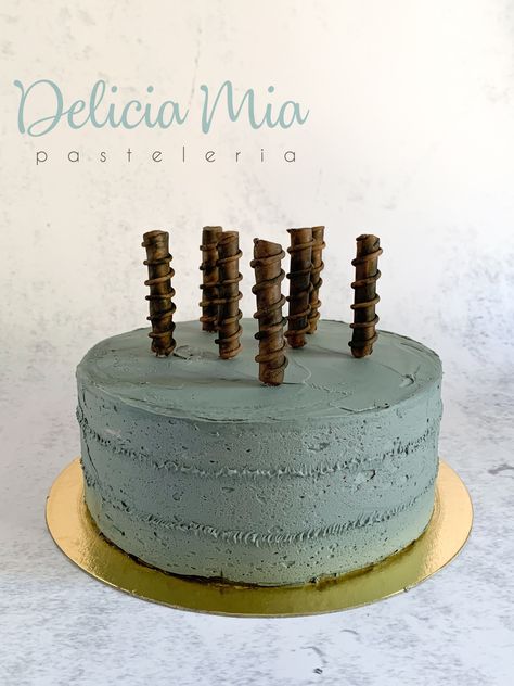 birthday cake architect buttercream Concrete Cake Ideas, Architect Birthday, Architect Branding, Architecture Cake, Birthday Cake Buttercream, Concrete Cake, Men Cakes, Filipiniana Wedding Theme, Fondant Cake Tutorial