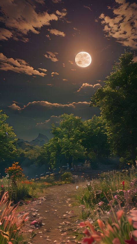 Moon In The Night Sky, Simplistic Wallpaper, Image Nature, मोबाइल वॉलपेपर, 다크 판타지, Pretty Landscapes, Beautiful Landscape Wallpaper, Beautiful Scenery Nature, The Night Sky