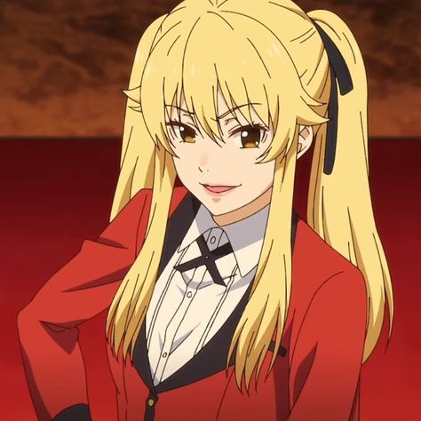 Kakegurui Scenes, Kakegurui Characters, Kakegurui Cosplay, Mary Saotome, Blonde Hair Girl, Yumeko Jabami, Anime Dragon Ball Super, Cute Little Things, Film Serie