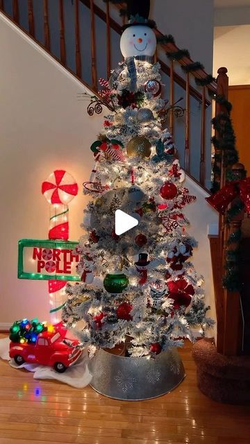 ✨💖💫 on Instagram: "Snowman Christmas Tree 🎄❤️ #happyholidays #ourfavoritetimeofyear🎄" Snowman Tree Ideas, Snowman Tree, Snowman Christmas Tree, Snowman Decorations, Snowman Christmas, Christmas Snowman, Christmas Tree, Christmas, On Instagram