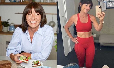 On the surface, Davina McCall seems to have an unwavering ability to stick to a... Davina Mccall Style, Davina Mccall, Your Mum, Crumpets, Group Meals, Roast Chicken, Daily Diet, Breakfast Lunch, Tv Stars