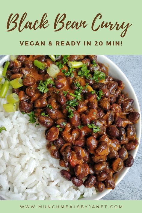 Black Bean Entrees, Curry Beans And Rice, Healthy Bean Dishes, Black Beans Vegan Recipe, Simple Black Bean Recipes, Paleo Bean Recipes, Vegan Beans And Rice Recipes, Black Bean And Tomato Recipes, Vegan Black Beans Recipe