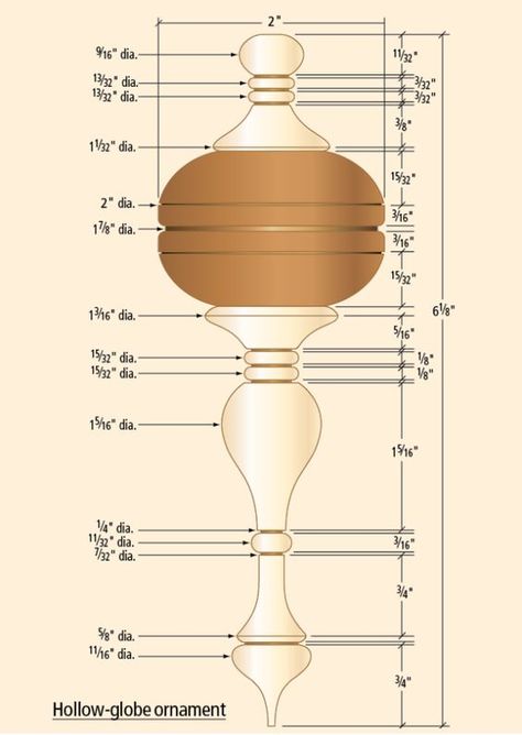 2 Holiday Turning Projects: Spindle & Globe Wooden Ornaments | Popular Woodworking Small Wood Turning Projects, Wood Turned Christmas Ornaments, Lathe Ornaments, Wood Turning Pens, Wood Christmas Decorations, Christmas Diy Wood, Wood Furniture Legs, Cerave Moisturizing Cream, Turned Art