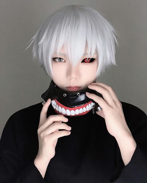 Kaneki Cosplay, Japanese Literature, Tokyo Ghoul Cosplay, Your Cosplay, Tokyo Ghoul Kaneki, Kaneki Ken, Black Mask, Role Playing, Tokyo Ghoul