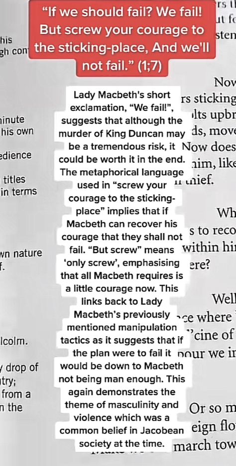 Macbeth Revision Gcse Key Quotes, Macbeth Revision Gcse, Macbeth Annotations, Macbeth Notes, Macbeth Analysis, Macbeth Revision, Gcse Tips, Revision Gcse, Macbeth Lessons