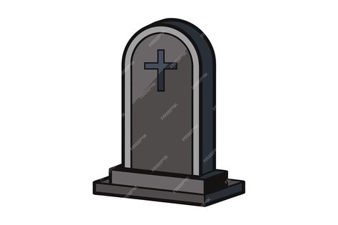 Isolated gravestone on white background | Premium AI-generated vector Illustrations Art, Vector File, Graphic Resources, White Background, Illustration Art, Illustrations, White, Art