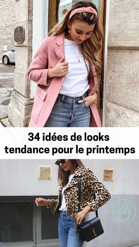 34 Spring Outfits Ideas - 34 idées de looks tendance pour le printemps | Look du jour Idee Outfit Printemps, Outfit Ideas Printemps, Outfits Printemps, Outfit Printemps, Spring Outfits Ideas, Outfit Ideas For Winter, Outfit Ideas Autumn, Causal Chic, Autumn Outfit Ideas