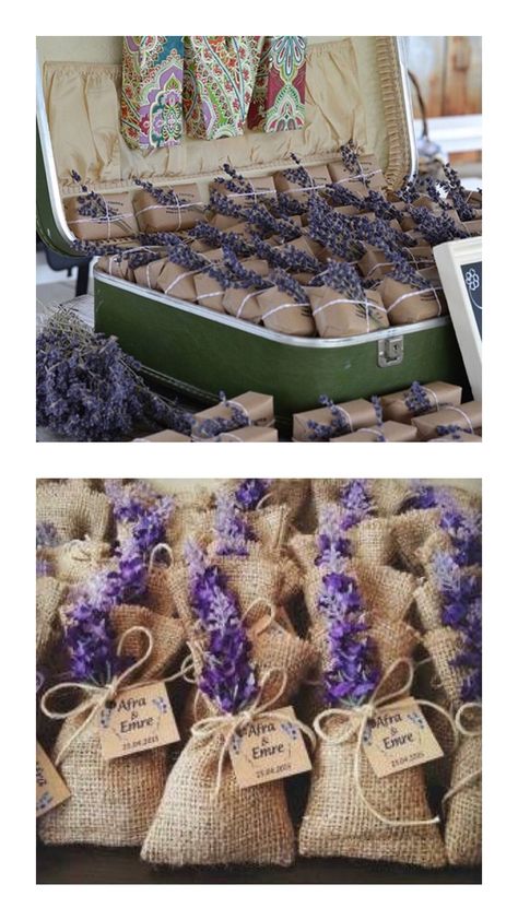 Wedding Ideas Flowers, Lavender Wedding Favors, Lavender Favors, Purple Wedding Favors, Plant Wedding Favors, Lavender Wedding Theme, Lavender Wedding Cake, Boho Wedding Favours, Best Wedding Ideas