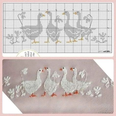 2 September, Cross Stitch Freebies, Nature Cross Stitch, Pola Kristik, Beautiful Cross Stitch, Cross Stitch Bird, Cross Stitch Borders, Floral Cross Stitch, Crochet Cross