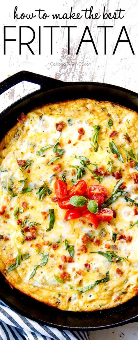 Bacon Egg And Cheese Frittata, Cast Iron Egg Frittata, Fritata Recipe Broccoli, Breakfast Frittata Recipes Baked, Veggie And Cheese Frittata, Bacon And Cheese Frittata, Eggs Broccoli Breakfast, Eggs Frittata Recipes, Fritatta Recipe With Potatoes