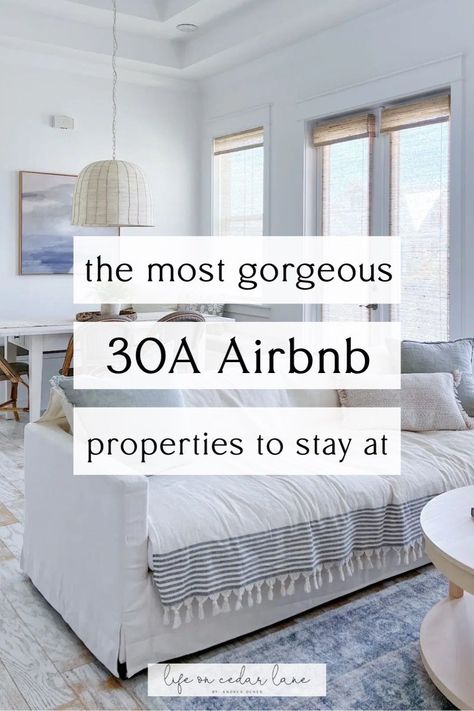 Coastal Airbnb, Beach Apartment Aesthetic, Beach House Rental Must Haves, Beach Airbnb, Renting Out Your Beach House, Custom Beach House Signs, Destin Florida Vacation Rentals Beach Houses, Florida Beach House, Florida Condos