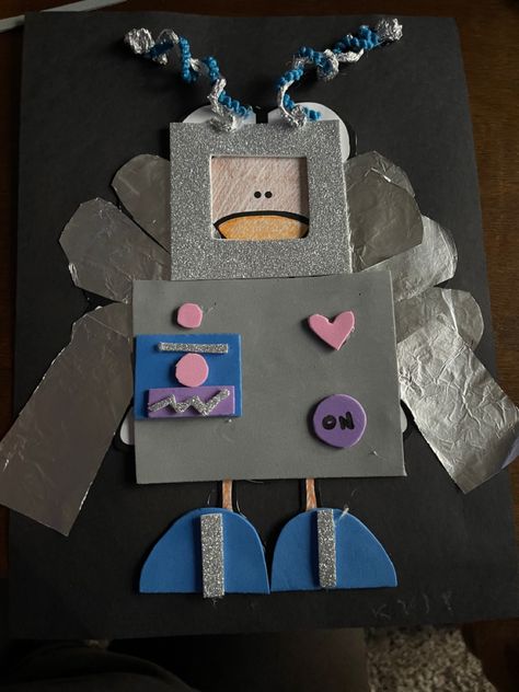 Robot Turkey Robot Turkey Disguise Project, Disguise A Turkey For Boys, Innovation Kids Lab Turkey Disguise, Hide The Turkey Kids Project Ideas, Turkey Trouble Disguise, Disguise A Turkey Ideas Kids, November Crafts For Kids, Disguised Turkey, Turkey Disguises