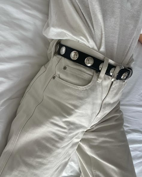 Studded Belt Outfit, Stud Outfits, Studded Belts, Jean Trends, Studded Belt, Fall 24, Mode Inspo, Outfit Inspo Fall, Who What Wear