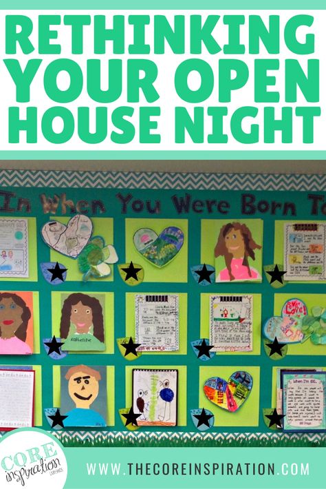 Open House Student Work, Open House Student Work Display, Open House Bulletin Board Ideas, Student Empowerment, Core Inspiration, Intermediate Classroom, Curriculum Night, Interactive Bulletin Boards, School Planning