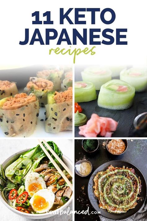 Keto Japanese, Keto Quiche, Low Carb Low Fat Recipes, Boiled Egg Diet Plan, Keto Pancakes, Low Carb Diets, Japanese Recipes, Low Carb Diet Recipes, Healthy Low Carb Recipes