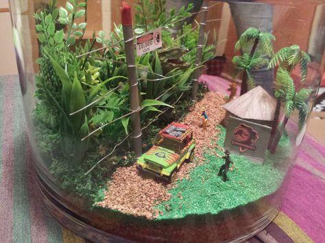 Dinosaur Garden, Dinosaur Dinosaur, Miniature Terrarium, Aquascape Aquarium, Garden Terrarium, Terrarium Diy, Terrarium Plants, Diy Plants, Succulents Diy